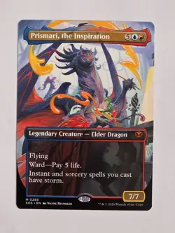 Prismari, the Inspiration - M0285 Reg (Borderless) Secrets of Strixhaven MTG NM - Image 1