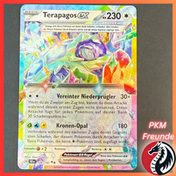 Terapagos EX 128/142 SCR 🟢NM 🇩🇪Deutsch Pokemon Stellarkrone - Image 1