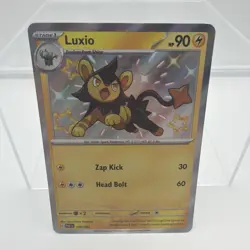 Luxio 136/091 Sv: Paldean Fates Holo Pokemon TCG - Baby Shiny MINT - Image 1