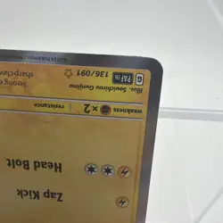 Luxio 136/091 Sv: Paldean Fates Holo Pokemon TCG - Baby Shiny MINT - Image 4