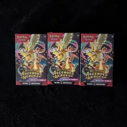 Pokemon TCG Ascended Heroes Booster Bundles 3X - Image 1
