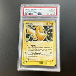 Pokemon Pikachu Black Star Promo #012 Holo PSA 8 2003 English - Image 3