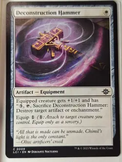 Deconstruction Hammer - The Lost Caverns of Ixalan - Magic the Gathering MTG - Image 1