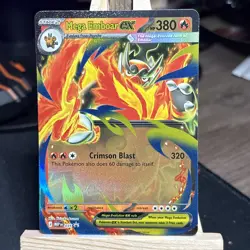 Mega Emboar ex 035 Black Star Promo Holo from Ascended Heroes Pokemon TCG EX Box - Image 1