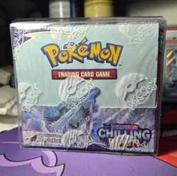 Sealed Pokemon TCG Chilling Reign Booster Box Sword & Shield in Plastic Case - Image 1