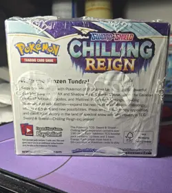 Sealed Pokemon TCG Chilling Reign Booster Box Sword & Shield in Plastic Case - Image 5
