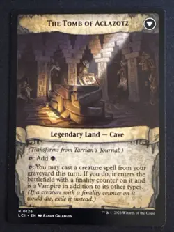 1x Tarrian's Journal The Tomb of Aclazotz (126) The Lost Caverns of Ixalan LP - Image 2