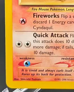 Vintage Cyndaquil 57/111 Neo Genesis Regular Common Pokemon WOTC - Image 5