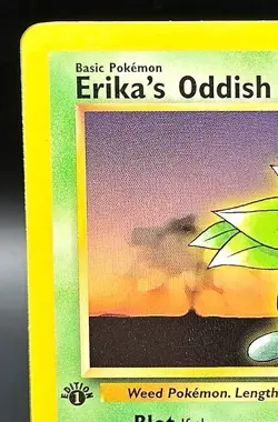 1999 Vintage 1st Edition Erika's Oddish 78/132 Gym Heroes WOTC Common Pokemon - Image 3