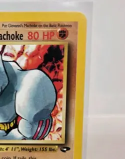 Giovanni's Machoke 42/132 Stage 1 WOTC Pokemon Vintage 1st Edition Uncommon - Image 4