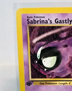 Sabrina's Gastly 093/132 Vintage Pokemon 1st Edition Basic Common WOTC - Image 3