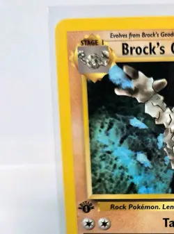 Pokemon TCG Brock’s Graveler #34/132 1st Edition Vintage Near Mint WOTC - Image 3