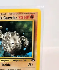 Pokemon TCG Brock’s Graveler #34/132 1st Edition Vintage Near Mint WOTC - Image 4