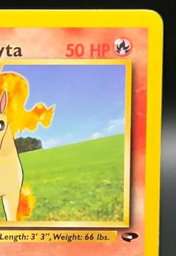 Vintage 1st Edition Blaine's Ponyta Regular Common Pokemon WOTC Gym Challenge - Image 4