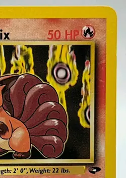 Vintage 1st Edition Blaine's Vulpix 66/132 Gym Challenge Common Pokemon WOTC - Image 4