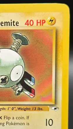 Vintage Pokemon Gym Heroes 80/132 Lt. Surge's Magnemite 1st Edition Pokemon Card - Image 4