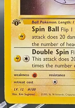 Vintage Pokemon Card 1st Edition Lt. Surge's Voltorb Common Gym Heroes 84/132 LP - Image 5