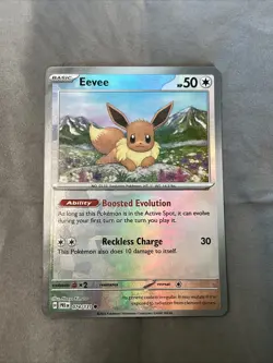 Eevee - 074/131 Prismatic Evolutions Master Ball Holo - NM Pokemon TCG - Image 1