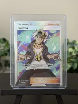Guzma (Full Art) 143/147 SM Burning Shadows Ultra Rare Pokemon - Image 1