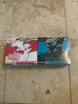 Pokemon Black Bolt and White Flare ETB Sealed - Image 1