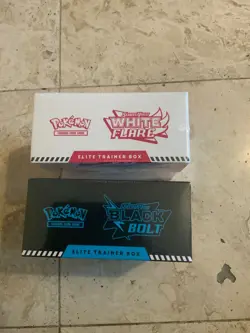 Pokemon Black Bolt and White Flare ETB Sealed - Image 2