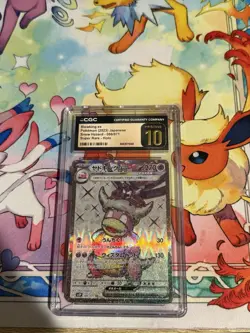 CGC 10 Pristine Slowking ex Holo 086/071 SR Snow Hazard 2023 Japanese Pokemon - Image 1