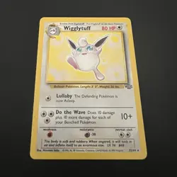 Pokemon Wigglytuff Jungle Non Holo Rare 32/64 MP Unlimited - Image 1