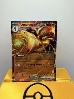 Armarouge ex 027/182 Sv04: Paradox Rift Holo Pokemon - Image 1