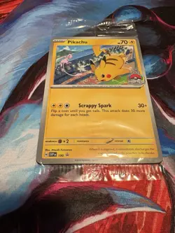 Pokemon Pikachu SVP 190 World Championships 2024 Promo SEALED Original Plastic - Image 5