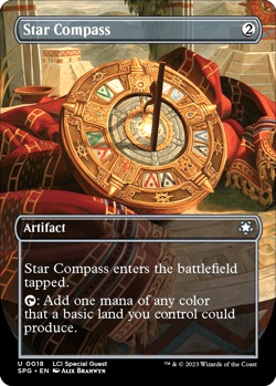 MTG Star Compass 18 Foil Borderless LCI Special Guests - Image 1