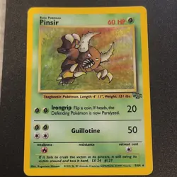 Pokemon Pinsir Holo Rare Jungle 9/64 Wizards 1999 Kagemaru Himeno - Image 1