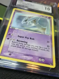 Pokemon Lugia POP Series 5 Rare #2 NonHolo CGC 10 Gem Mint 2007 Pop 3 / 0 Higher - Image 3