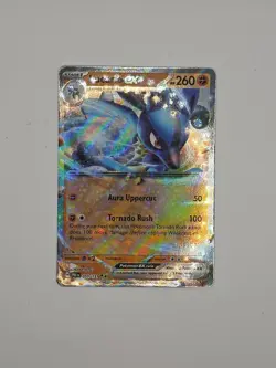 Lucario ex 051/131 Holo Double Rare SV: Prismatic Evolutions Pokemon NM - Image 1