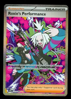 Pokemon ROXIE'S PERFORMANCE 121/086 - Chaos Rising - SPECIAL ILLUSTRATION RARE - Image 1
