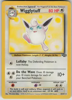 Pokemon TCG Wigglytuff (32) Rare Jungle 32/64 - Image 1