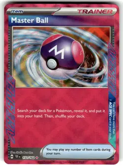 Pokemon Master Ball 153/162 Ace Spec Temporal Forces NM - Image 1