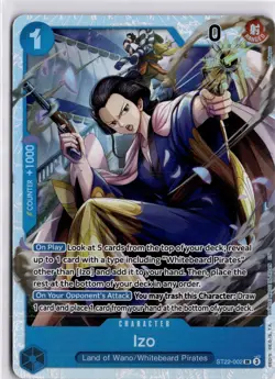 IZO ST22-002 SR Foil One Piece TCG Whitebeard Pirates Trading Card TCG - Image 1
