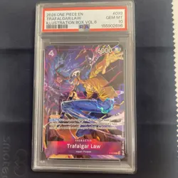 2026 One Piece Illustration Box V6 Trafalgar Law #P-093 PSA 10 GEM MINT - Image 1