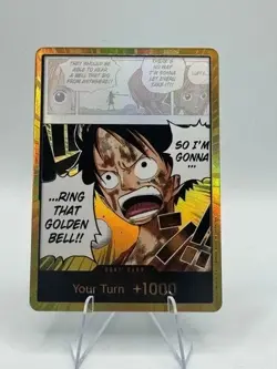 One Piece Gold DON!! OP15 ENGLISH Luffy Golden Bell - Adventure On Kamis Island - Image 1