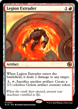 MTG Legion Extruder 12 Mythic Foil Outlaws of Thunder Junction The Big Score - Image 1