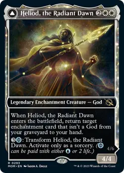 MTG Heliod, the Radiant Dawn 293 Rare Showcase March of the Machine - Image 1