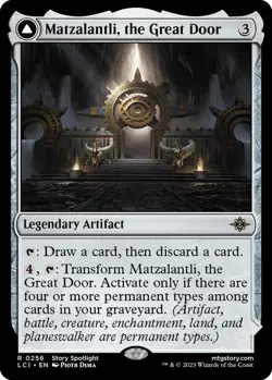 MTG Matzalantli, the Great Door 256 Rare The Lost Caverns of Ixalan - Image 1