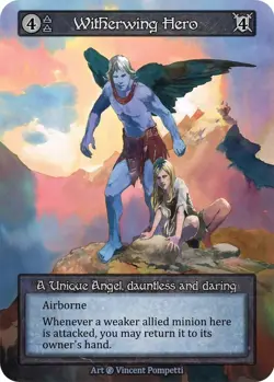 Sorcery Witherwing Hero Unique Non-Foil Beta - Image 1