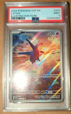 2024 Pokemon SSP EN Latios #203 Sv08: Surging Sparks Holo - Image 2