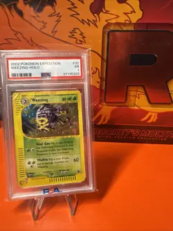 Pokemon Weezing Expedition Holo Rare #32 PSA 1 - Low pop!! Pop 7 - Image 1