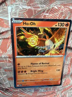 Ho-Oh - GAMESTOP PROMO Stamped - Pokemon Chaos Rising- 010/086 - SEALED New - Image 1