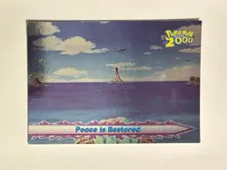 Pokemon Topps The Movie 2000 Vintage Peace Is Restored HOLO FOIL #67 - Image 1