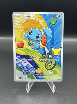 Pokemon Squirtle 039 First Partner Illustration Full Art Holo Promo - Image 1