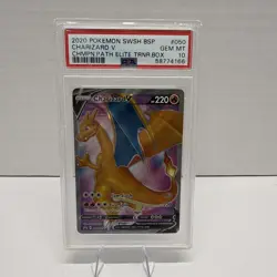 Pokemon TCG Charizard V Champions Path Elite Trainer Box Etb PSA 10 Gem Mint - Image 1