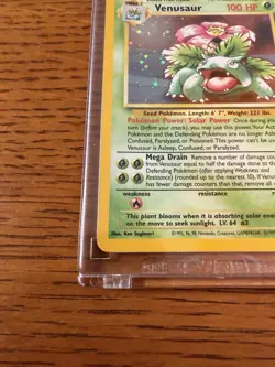 Vintage Wotc Promo Holo Venusaur - #13 1999-2000 Pokemon TCG Rare - Image 2